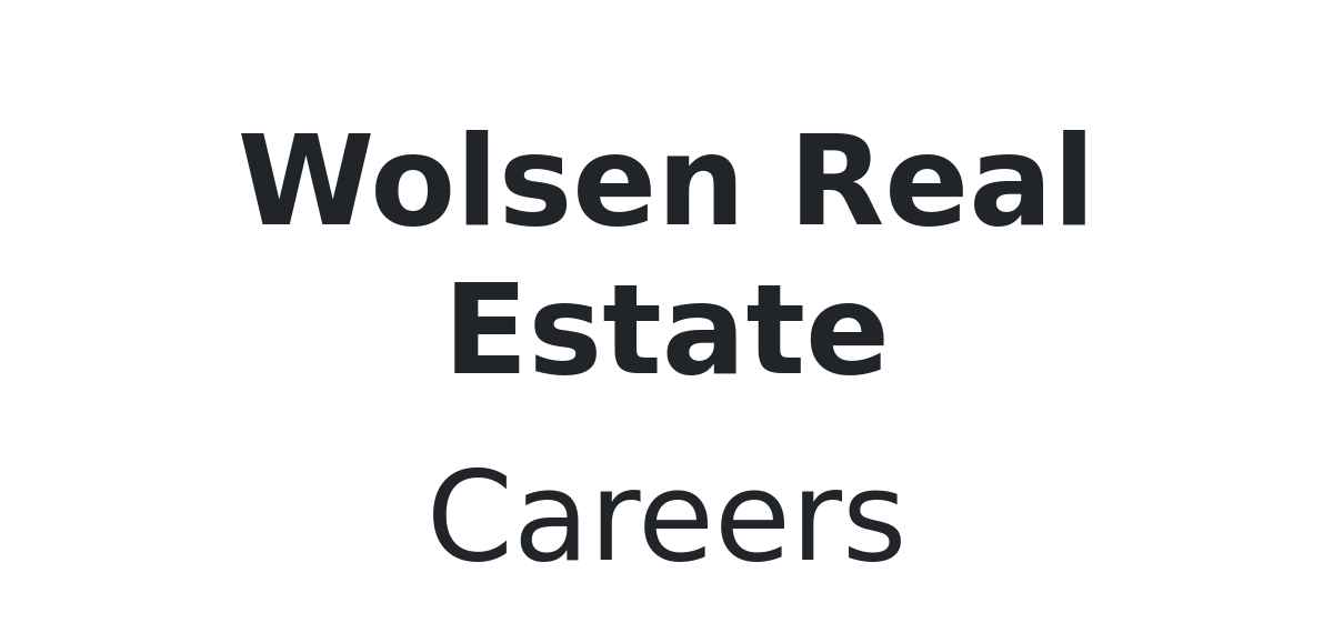 Careers at Wolsen Real Estate