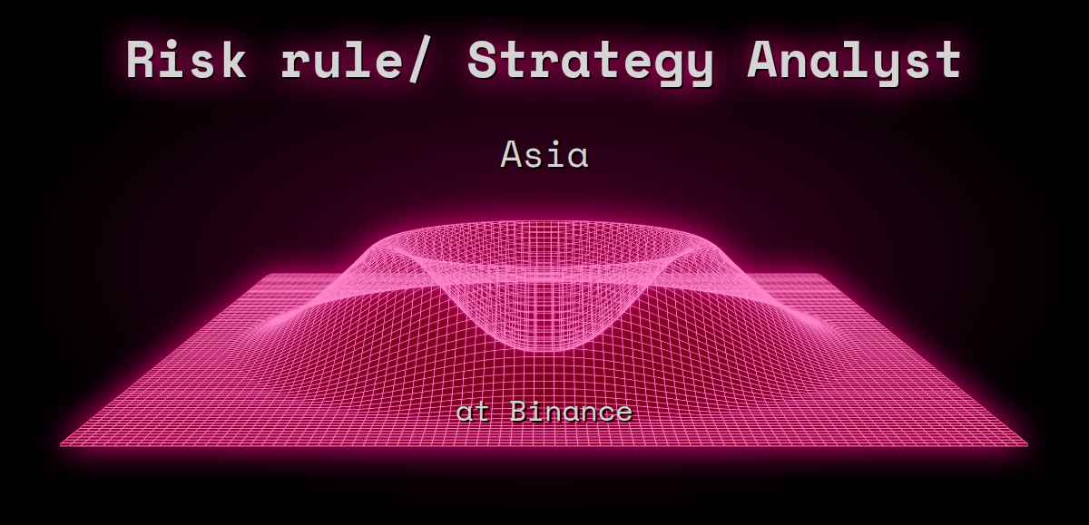 3 Risk rule/ Strategy Analyst Asia at Binance