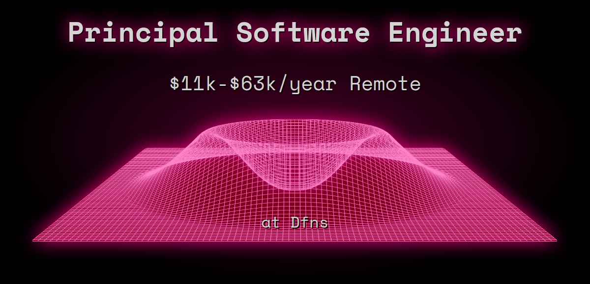 Web3 Principal Software Engineer $13k - $70k in New York at Dfns