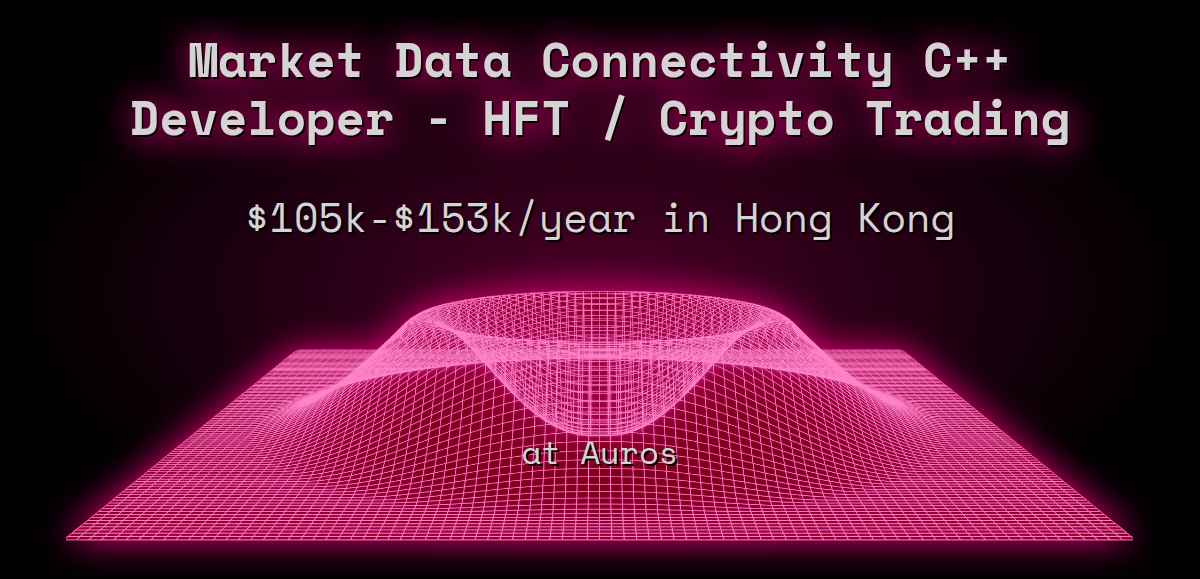 Web3 Market Data Connectivity C++ Developer - HFT / Crypto Trading ...