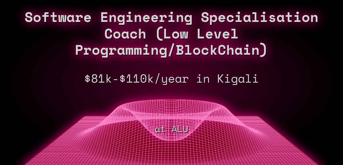 Web3 Software Engineering Specialisation Coach (Low Level Programming ...