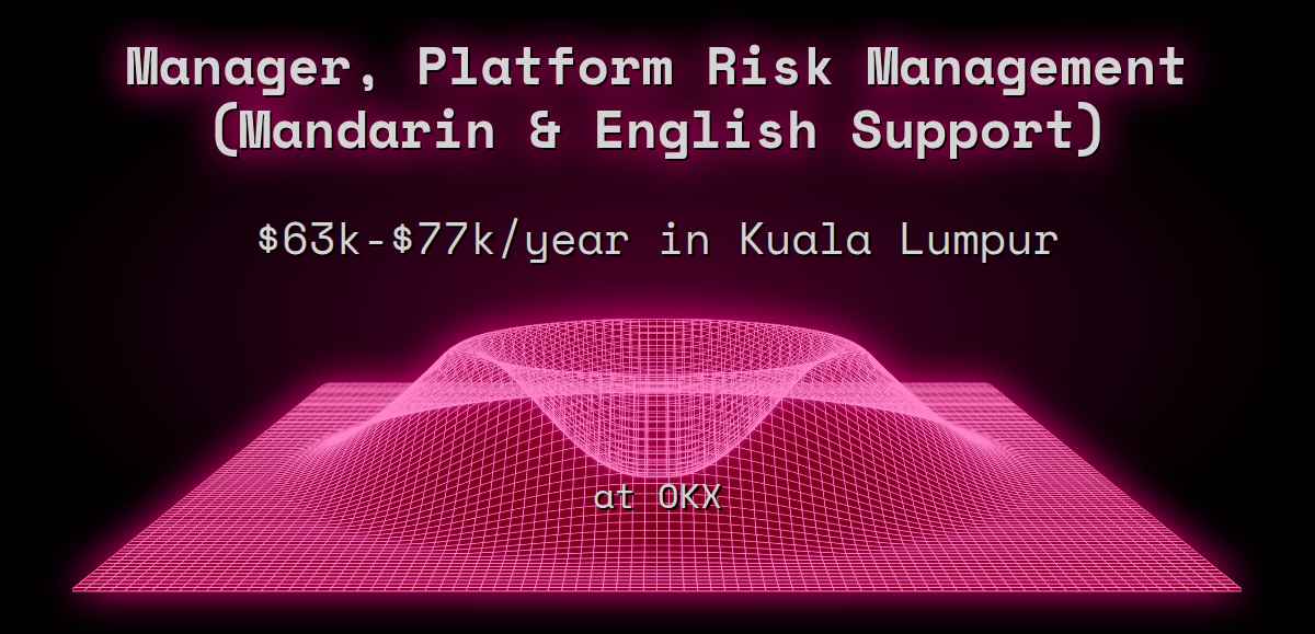 Web3 Manager, Platform Risk Management (Mandarin & English Support ...