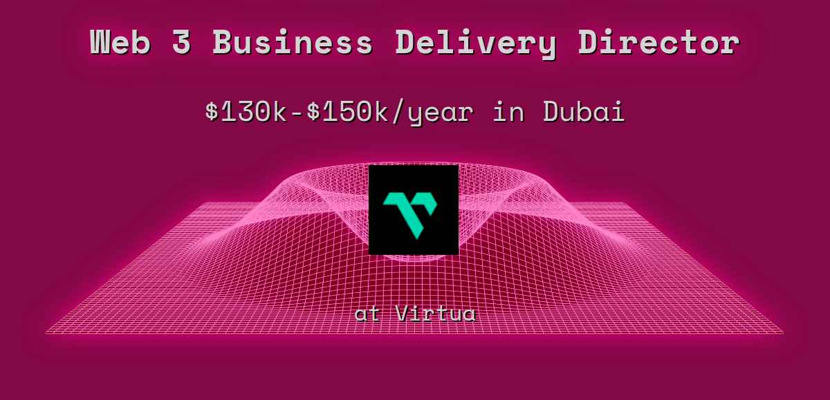  3 Business Delivery Director 130k 150k in Dubai at Virtua