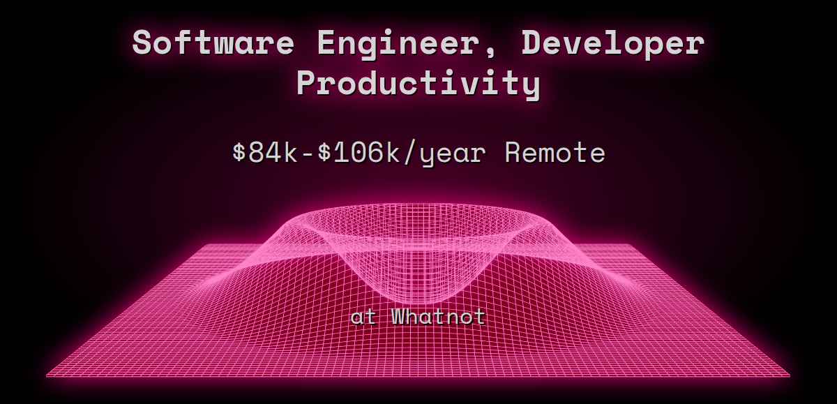 Web3 Software Engineer, Developer Productivity $84k - $106k Remote at ...