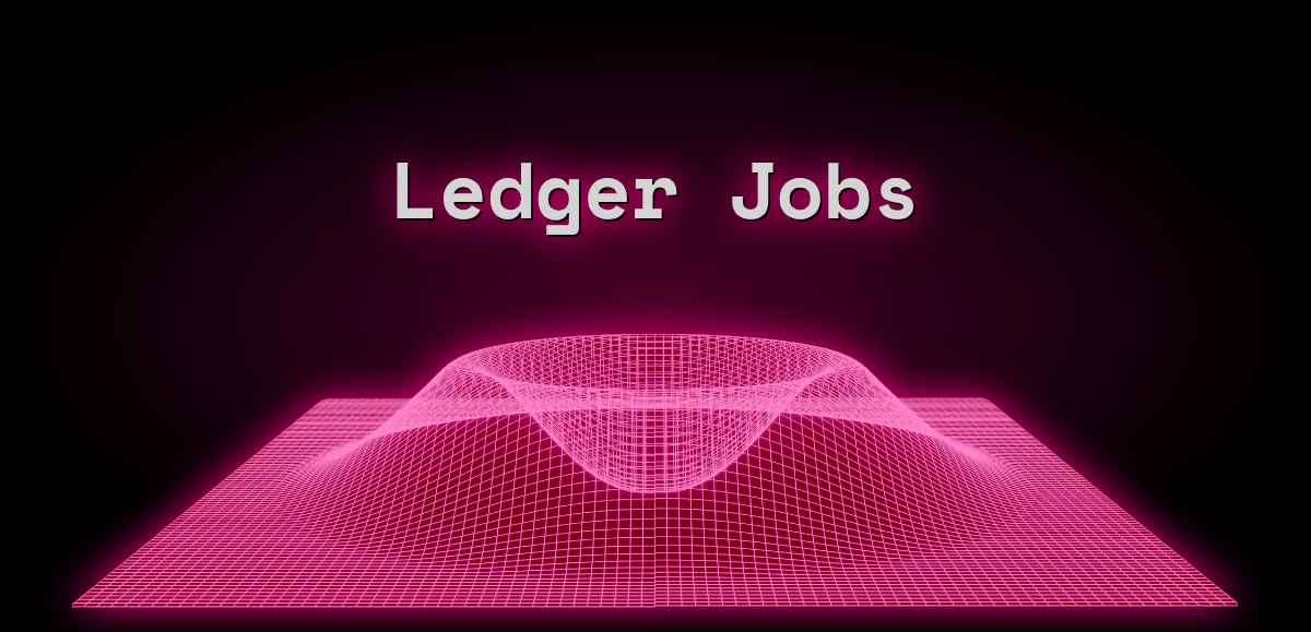 Ledger Jobs (Sep 2024) 3 Jobs