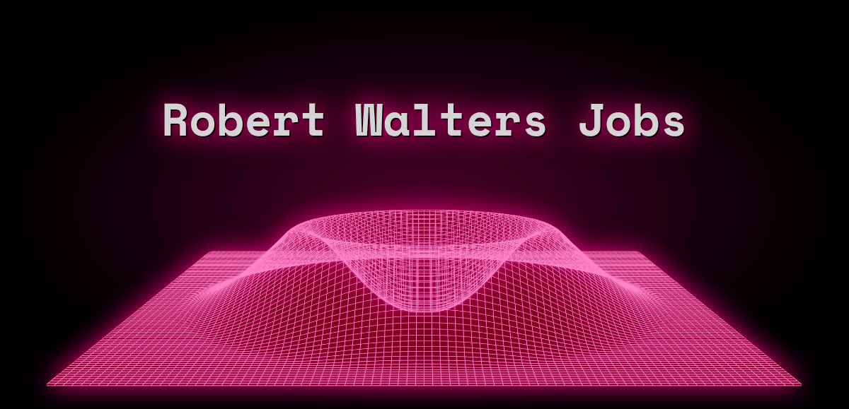 Robert Walters Jobs (Sep 2024) 3 Jobs