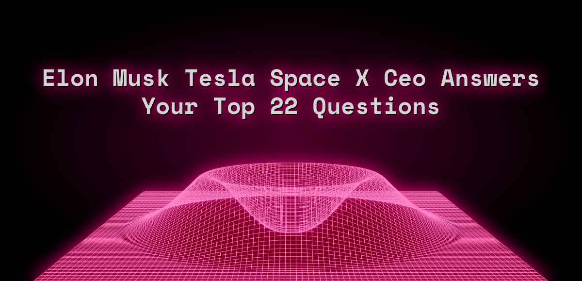 The Most Popular Questions To Elon Musk