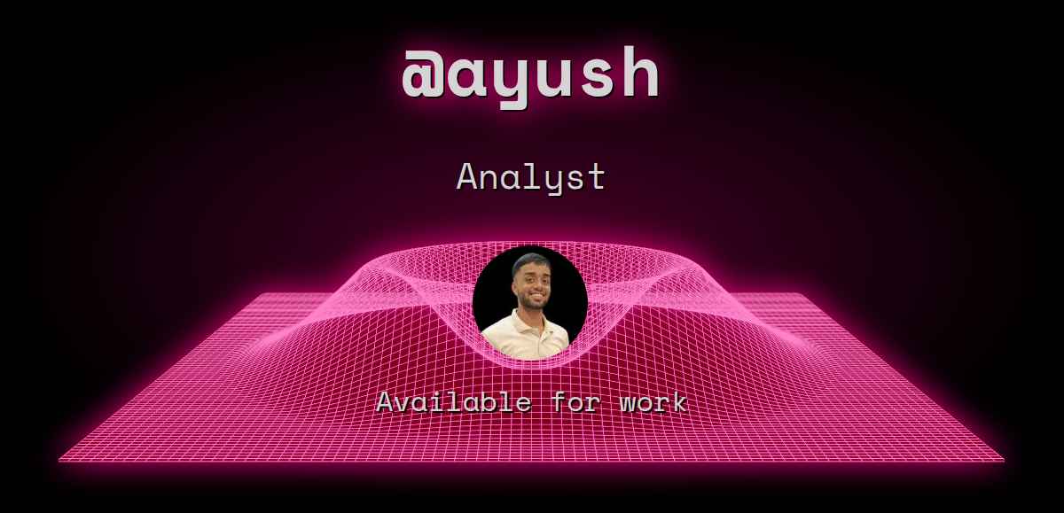 Web3 Analyst In India Ayush Web3 Jobs